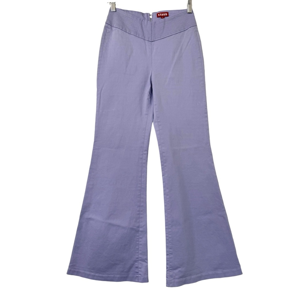 Staud Lavender‎ Purple Wide Flare Pants Size 4